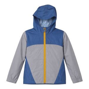 Columbia Gray Blue Lightweight Light Weight Windbreaker Jacket Boys size 2T